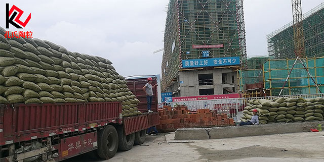 天津?yàn)I海新區(qū)工地車(chē)庫(kù)頂板回填陶粒